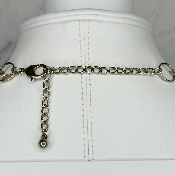 Chico's Multi Tone Beaded Bib Necklace - Picture 8 of 10